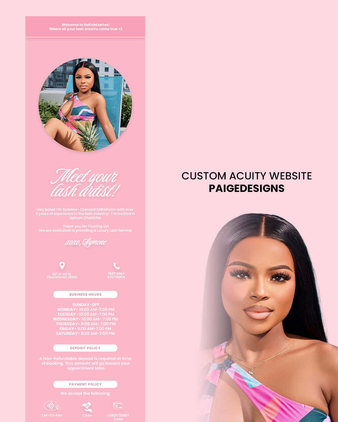 custom acuity website design